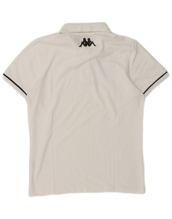 Kappa Polo Graphique Homme Petit Blanc