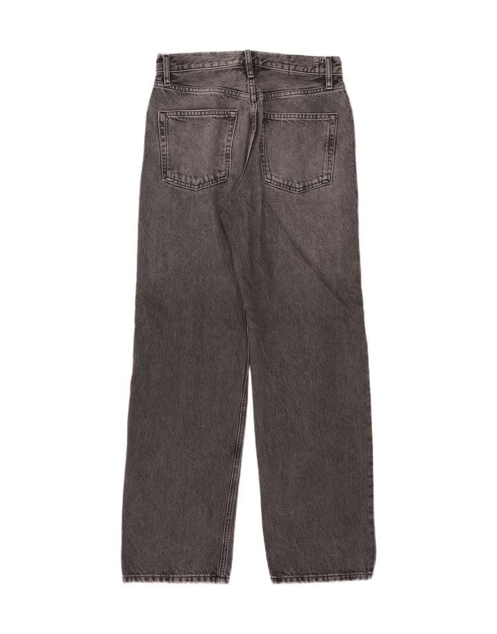 Massimo Dutti Jean ample pour femme EU 38 Small W28 L30 Gris Coton