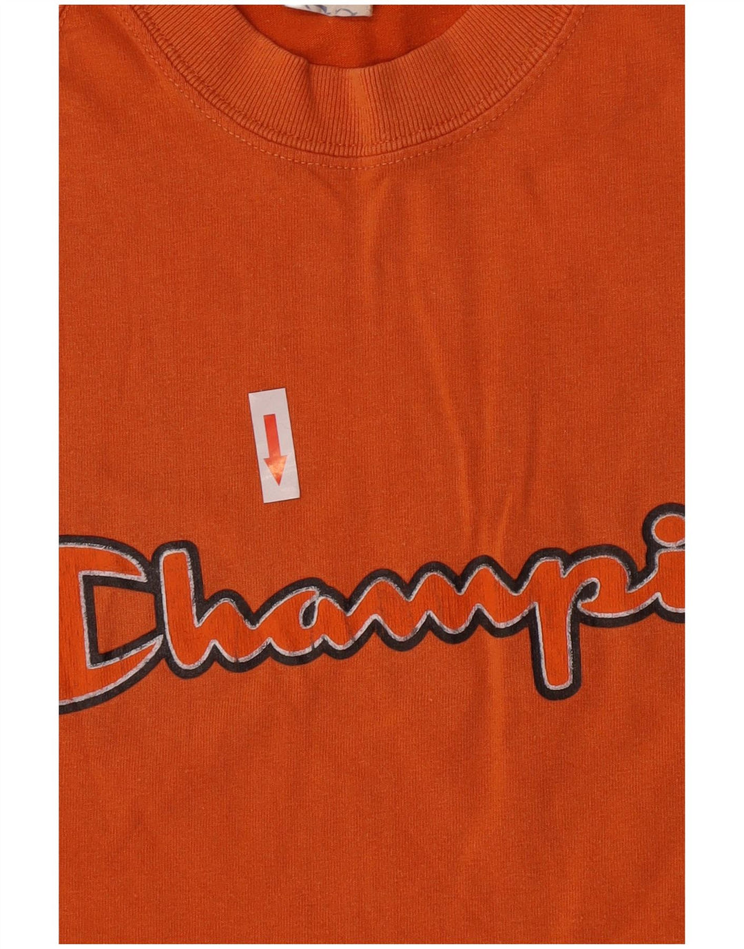 Champion T-Shirt Graphique Homme Orange Moyen Coton