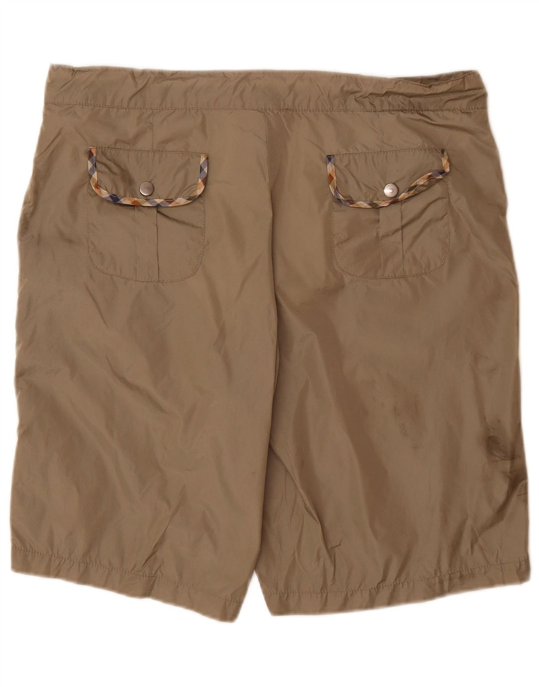 Aquascutum Short Chino Homme IT 50 Large W36 Gris Polyamide