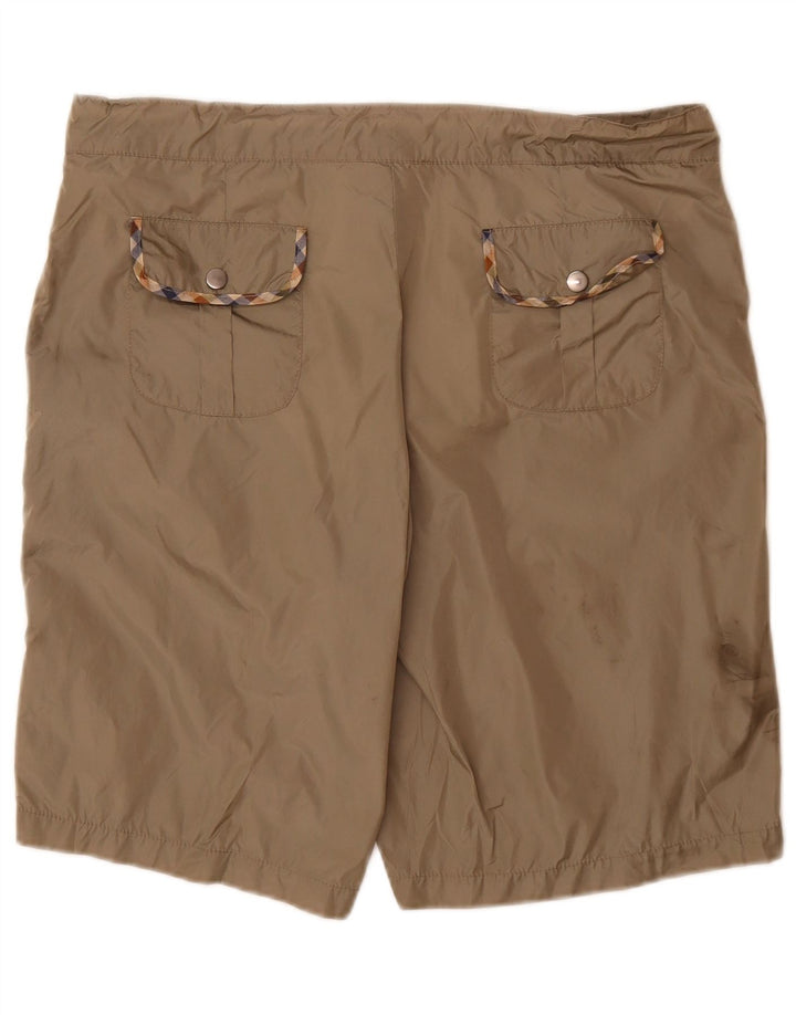 Aquascutum Short Chino Homme IT 50 Large W36 Gris Polyamide