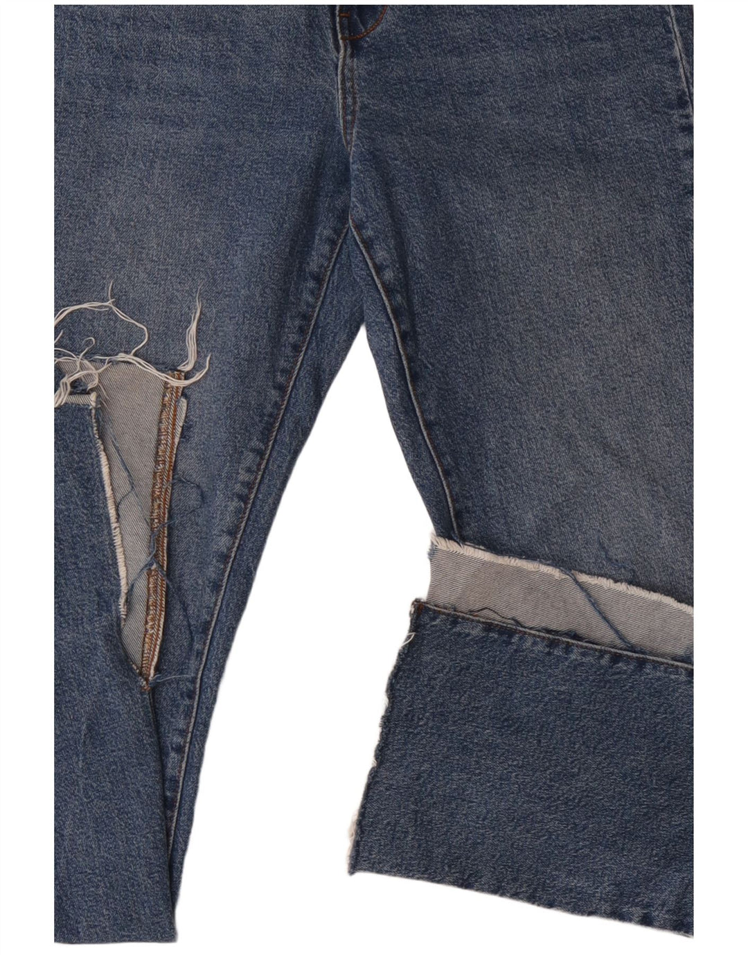 Jean Bootcut Femme ZARA EU 36 XS W26 L33 Bleu