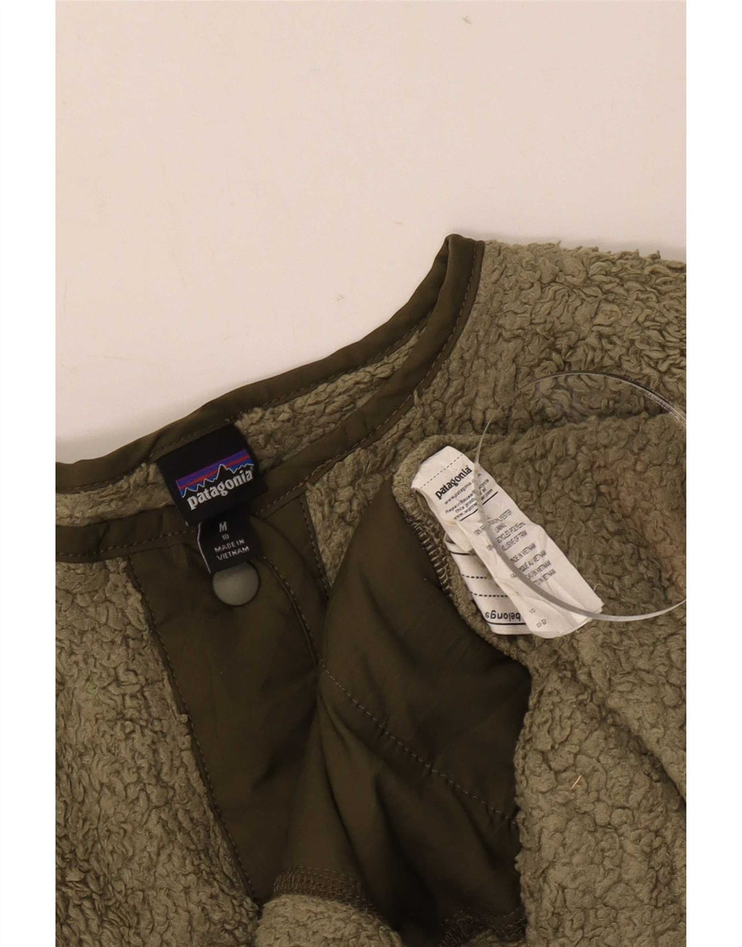Patagonia Veste Polaire Fille 9-10 Ans Kaki Moyen Polyester