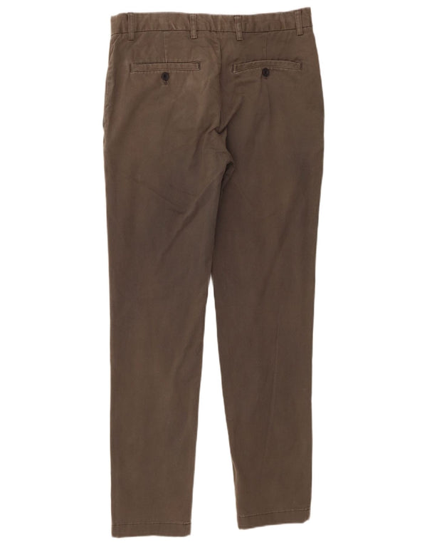 Zara Pantalon Chino Slim Homme EU 40 Medium W31 L29 Coton Kaki