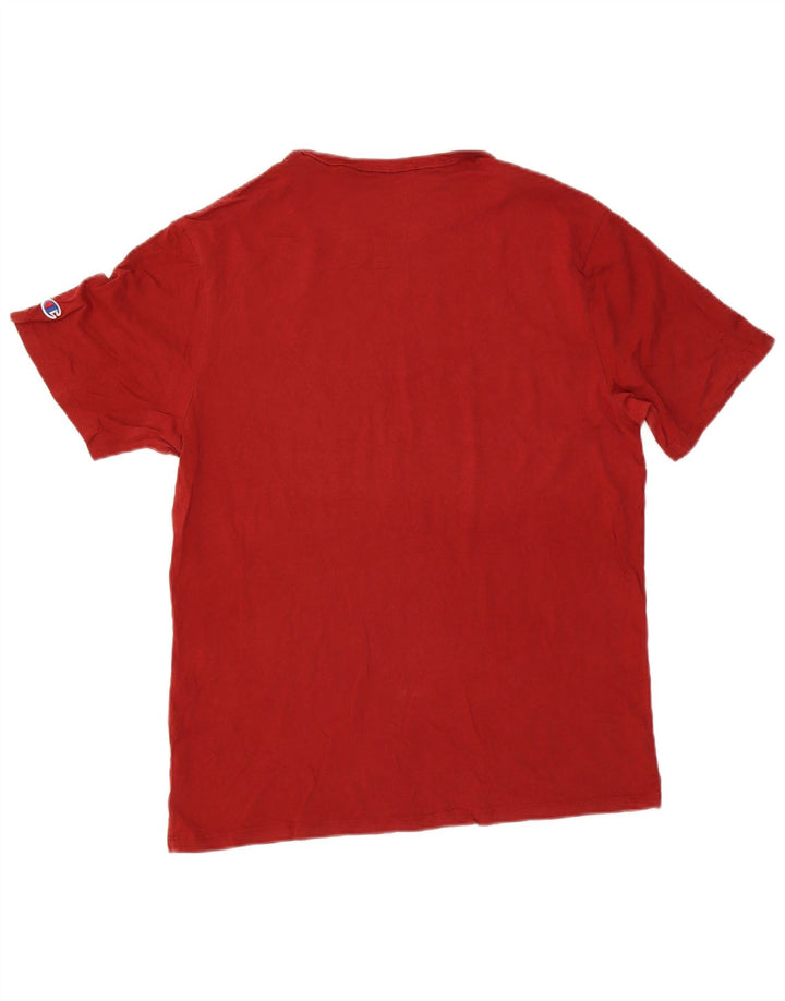 Champion T-Shirt Graphique Homme Grand Rouge Coton