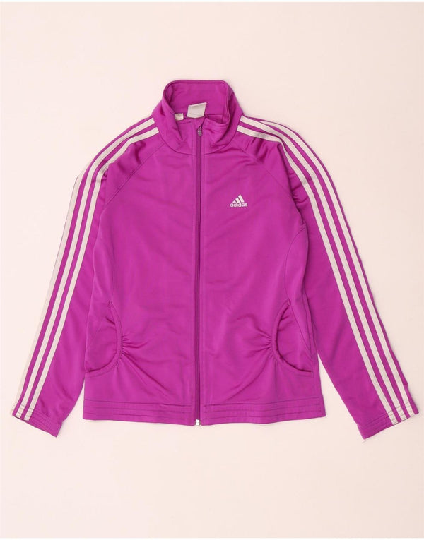 Veste de survêtement Adidas Fille 13-14 ans Violet Polyester
