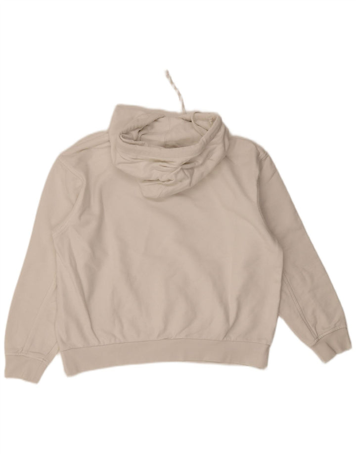 Levi's Pull à Capuche Oversize XS Homme Blanc Coton
