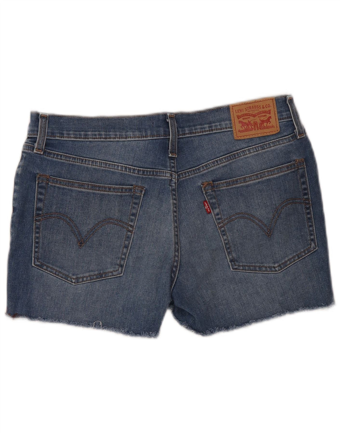 Levi's Short en Jean Femme W29 Bleu Moyen Coton