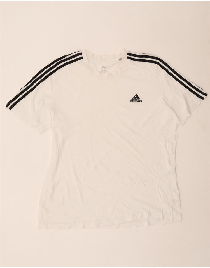 Adidas T-Shirt Homme Top XL Coton Blanc