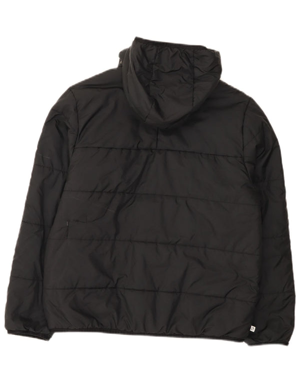 Veste matelassée à capuche Adidas Garçon 11-12 ans Noir Polyester