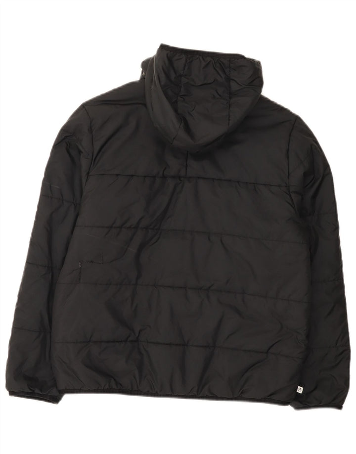 Veste matelassée à capuche Adidas Garçon 11-12 ans Noir Polyester