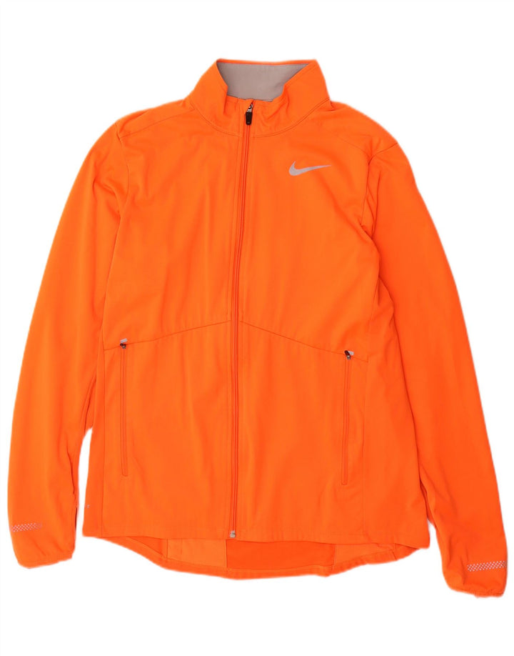 Nike Veste de survêtement Dri Fit pour homme Orange moyen Polyester