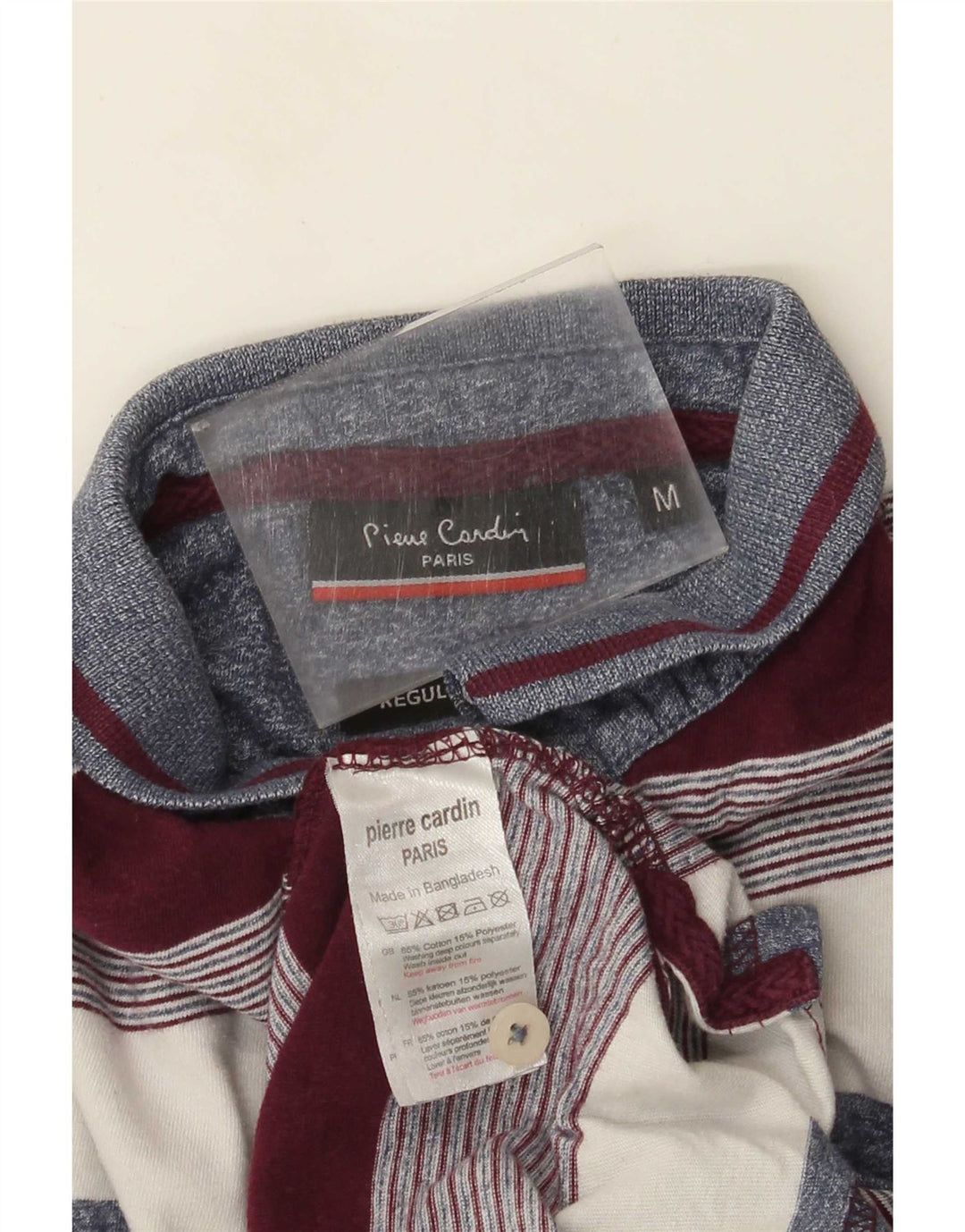 Polo Homme Pierre Cardin Coton Rayé Multicolore Moyen Moyen