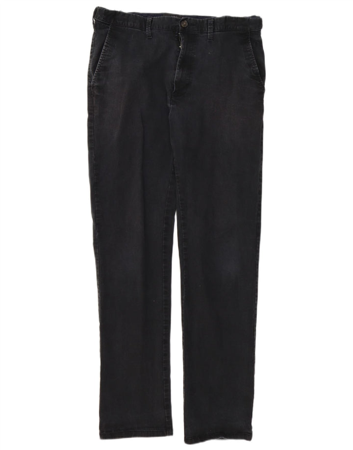 Marks & Spencer Pantalon Chino Regular Homme W34 L33 Coton Noir