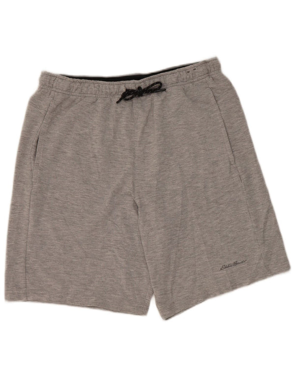 Eddie Bauer Short de sport pour homme Gris moyen Rayonne