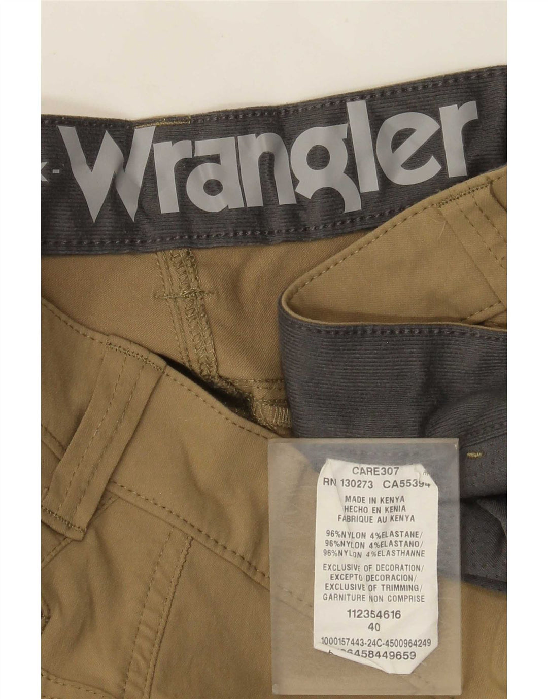 Wrangler Short Cargo Homme W40 XL Nylon Beige