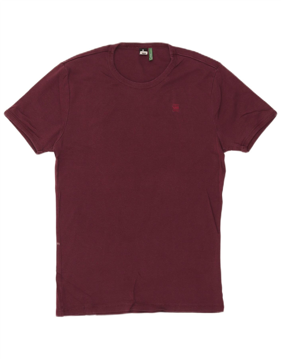 G-STAR T-Shirt Homme Haut Large Coton Bordeaux