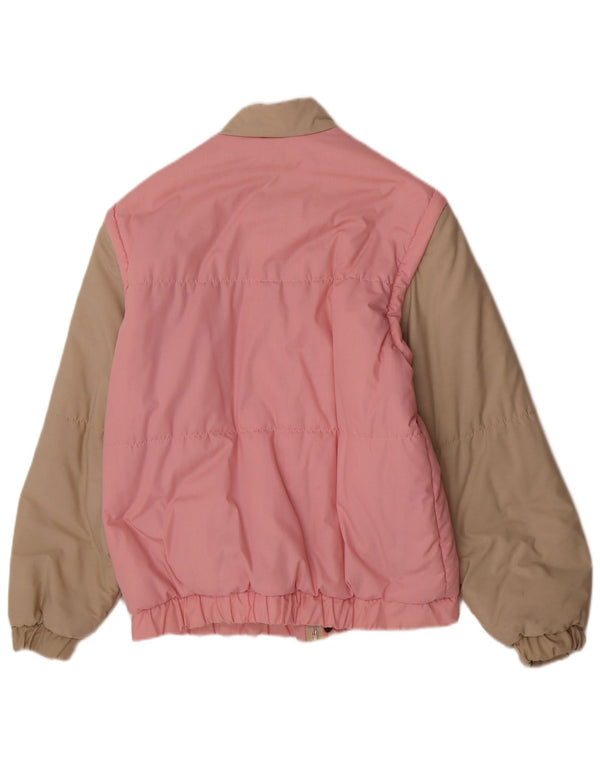 veste matelassée homme vintage IT 48 Coton colour block rose moyen