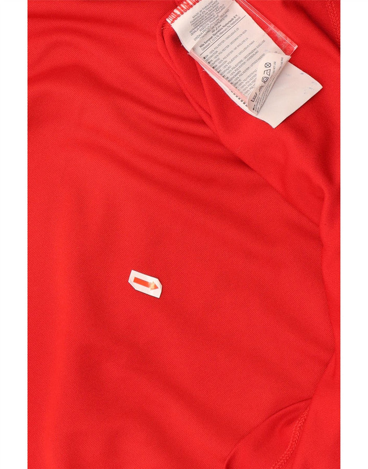 NIKE Polo Dri Fit Homme UK 47/48 2XL Rouge Polyester