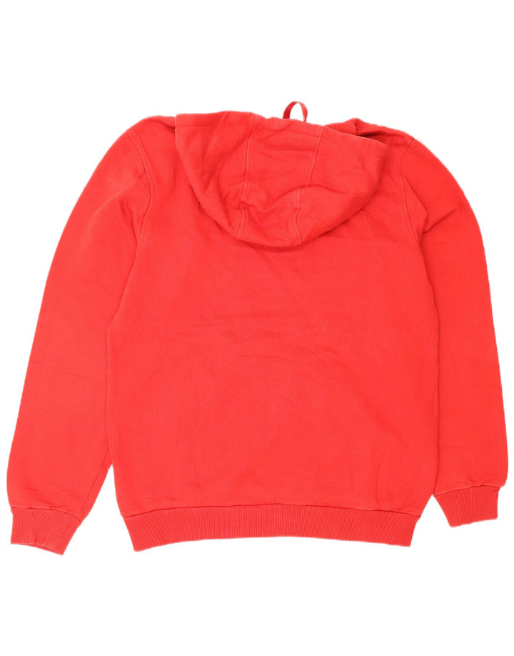 ADIDAS Pull à capuche pour homme en coton color block rouge moyen