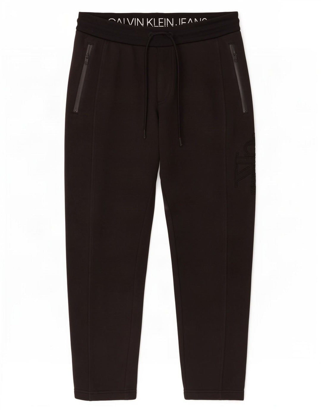Calvin Klein Jeans Pantalon De Survêtement Homme Noir Moyen Coton