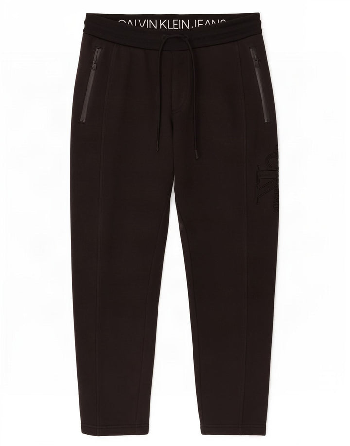 Calvin Klein Jeans Pantalon De Survêtement Homme Noir Moyen Coton