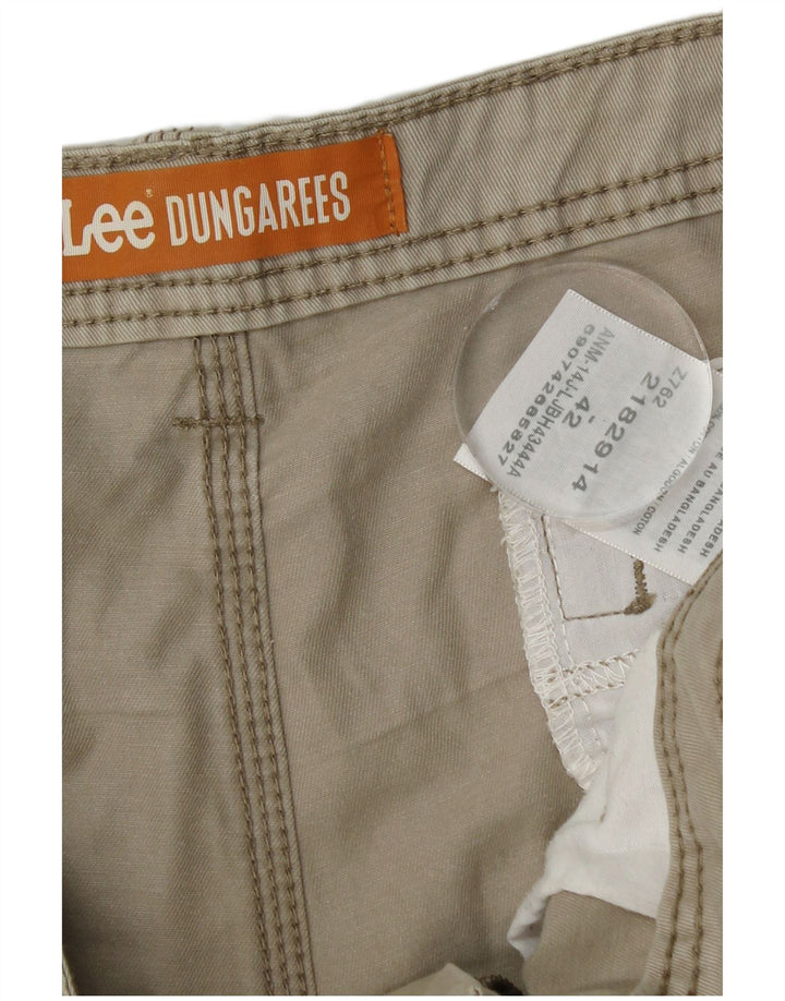 LEE Salopette Cargo Short Homme W42 2XL Coton Beige