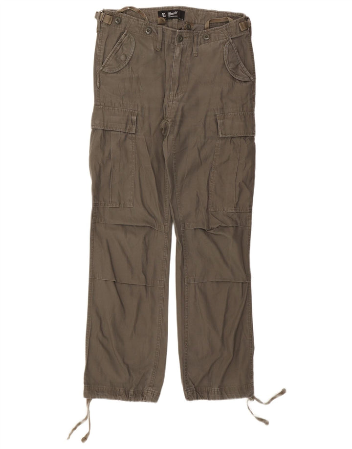 Brandit Pantalon Cargo Femme W29 L29 Kaki Coton