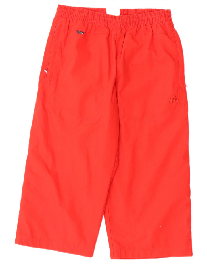 ADIDAS Pantalon de survêtement Capri coupe ample pour garçon 13-14 ans Rouge Polyester