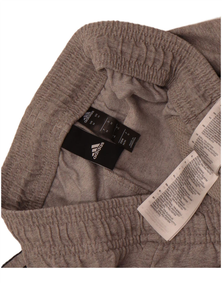 Adidas Pantalon de survêtement pour homme en coton gris moyen