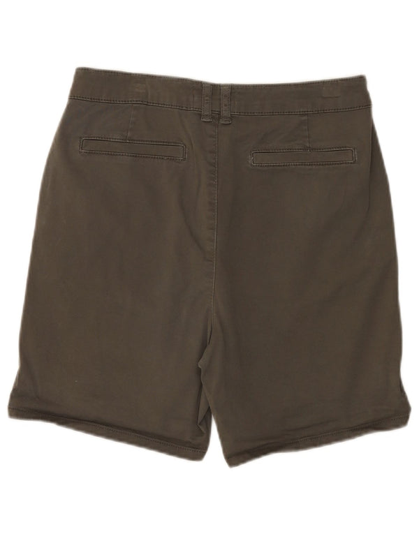 MINT VELVET Womens Chino Shorts UK 10 Small W28  Green Cotton