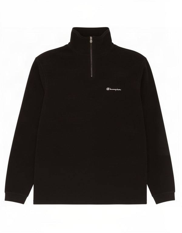 Champion Pull polaire à col zippé pour homme 2XL Noir