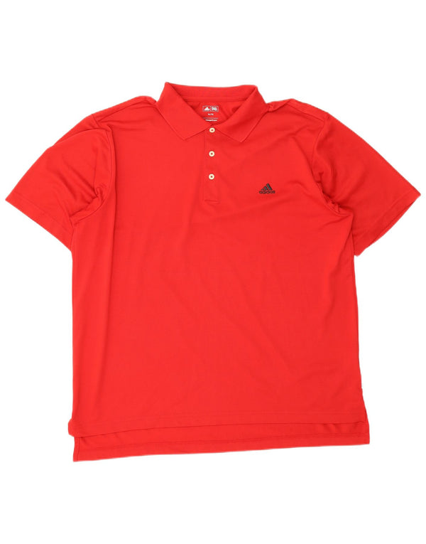 Adidas Polo Homme XL Rouge Polyester