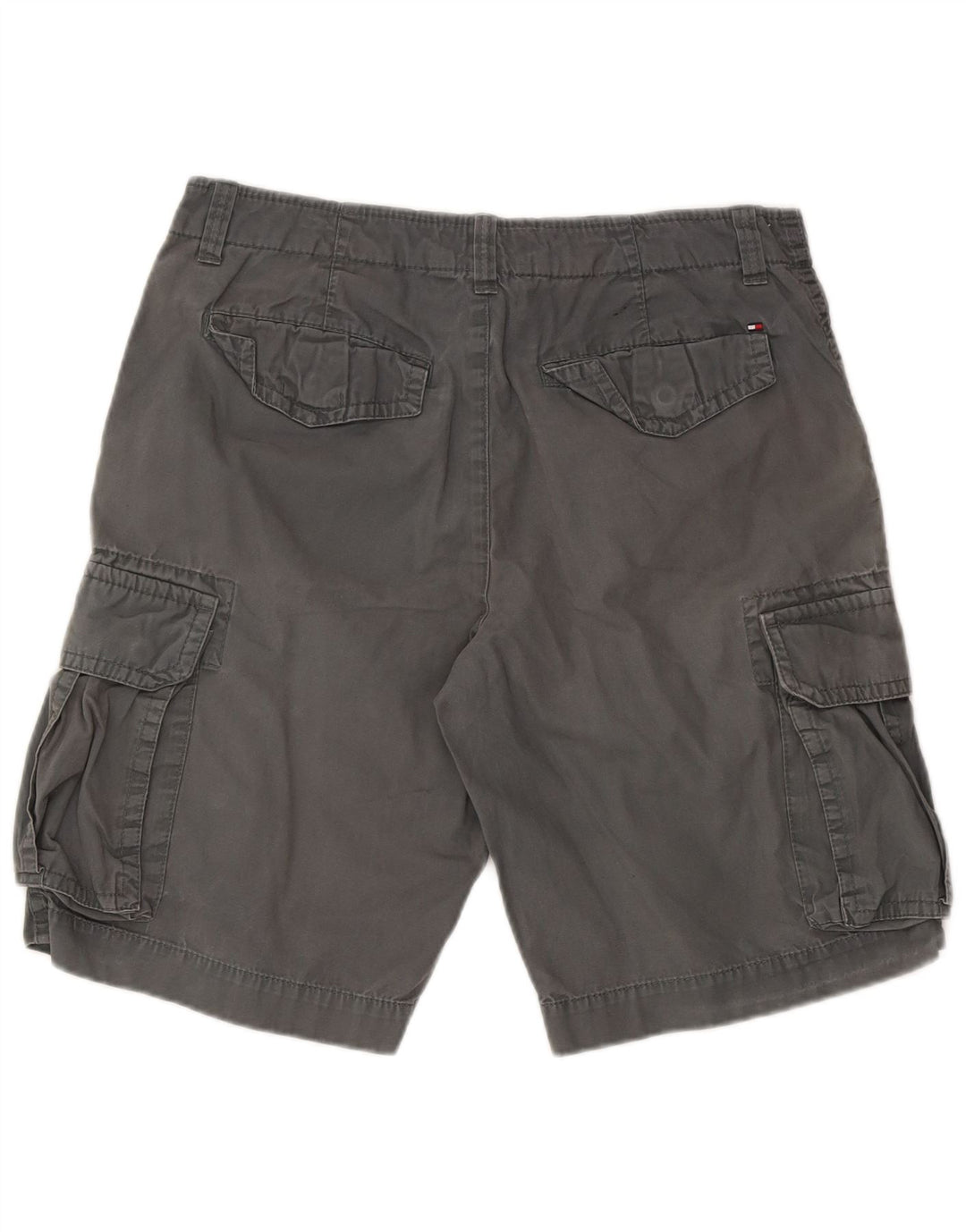 Tommy Hilfiger Short Cargo W33 Homme Gris Moyen Coton