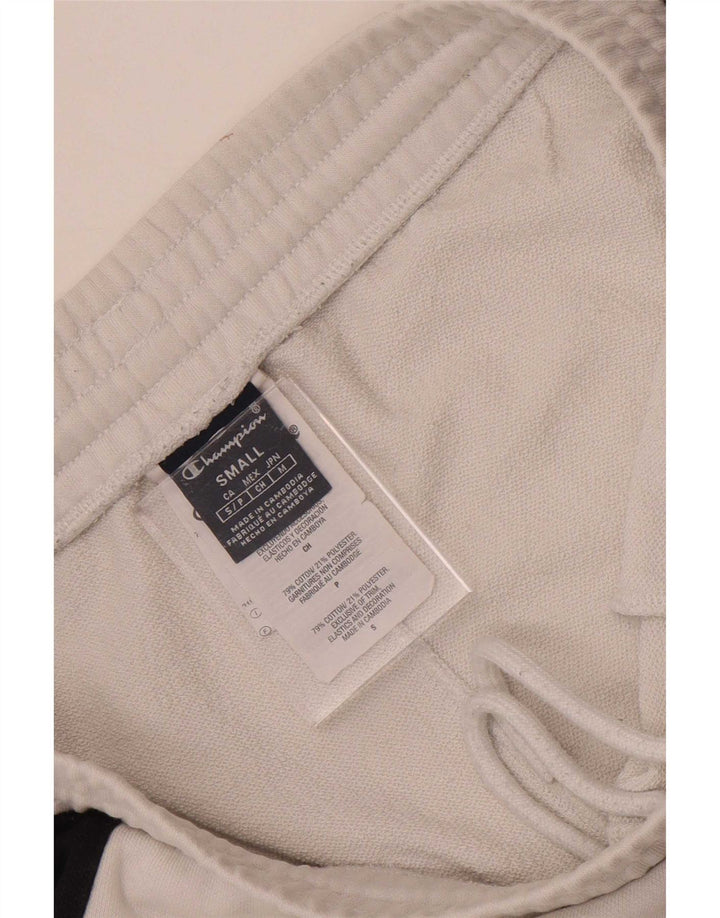 Champion Short de Sport Homme Petit Blanc Colorblock Coton