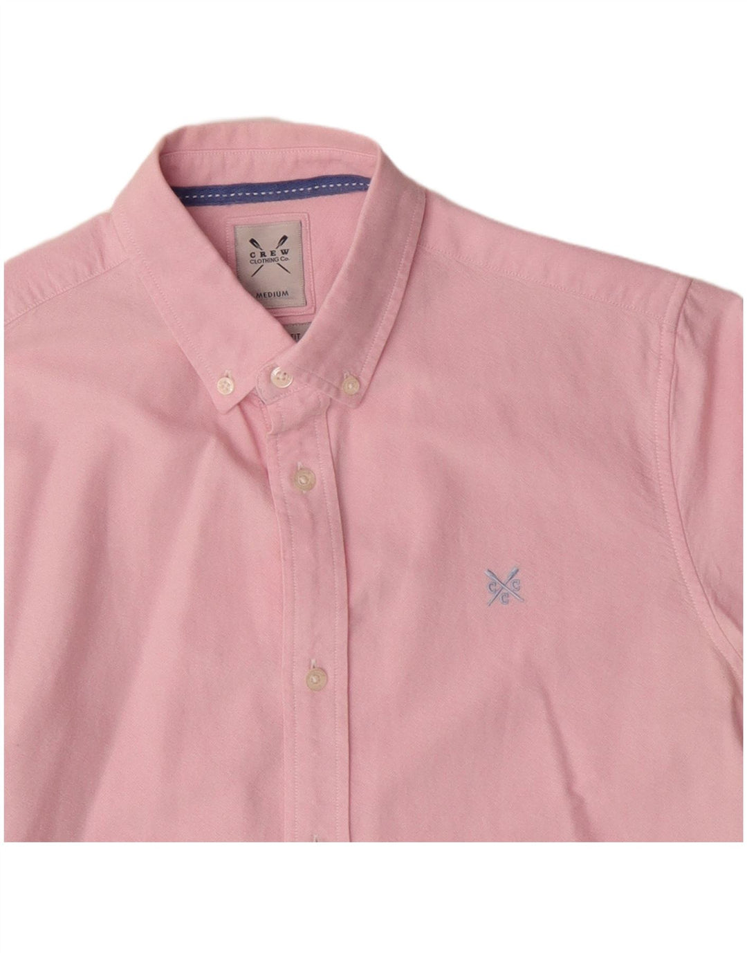 CREW CLOTHING Chemise Homme Coton Rose Moyen