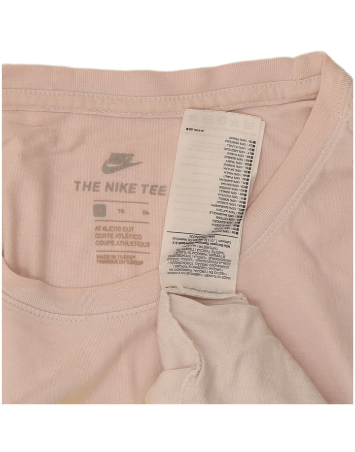 NIKE T-shirt graphique coupe athlétique pour homme XL en coton rose