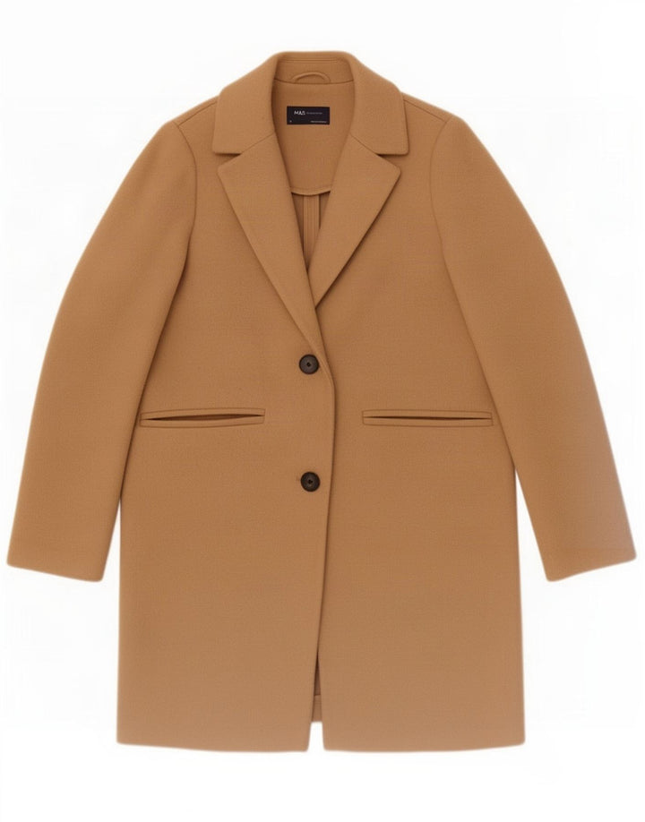 Marks & Spencer Manteau pour femme UK 12 Marron moyen Polyester
