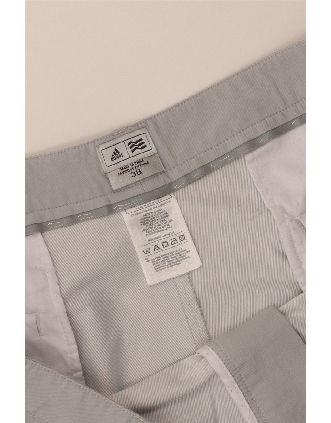 Adidas Short Cargo W38 XL Gris Polyamide Homme