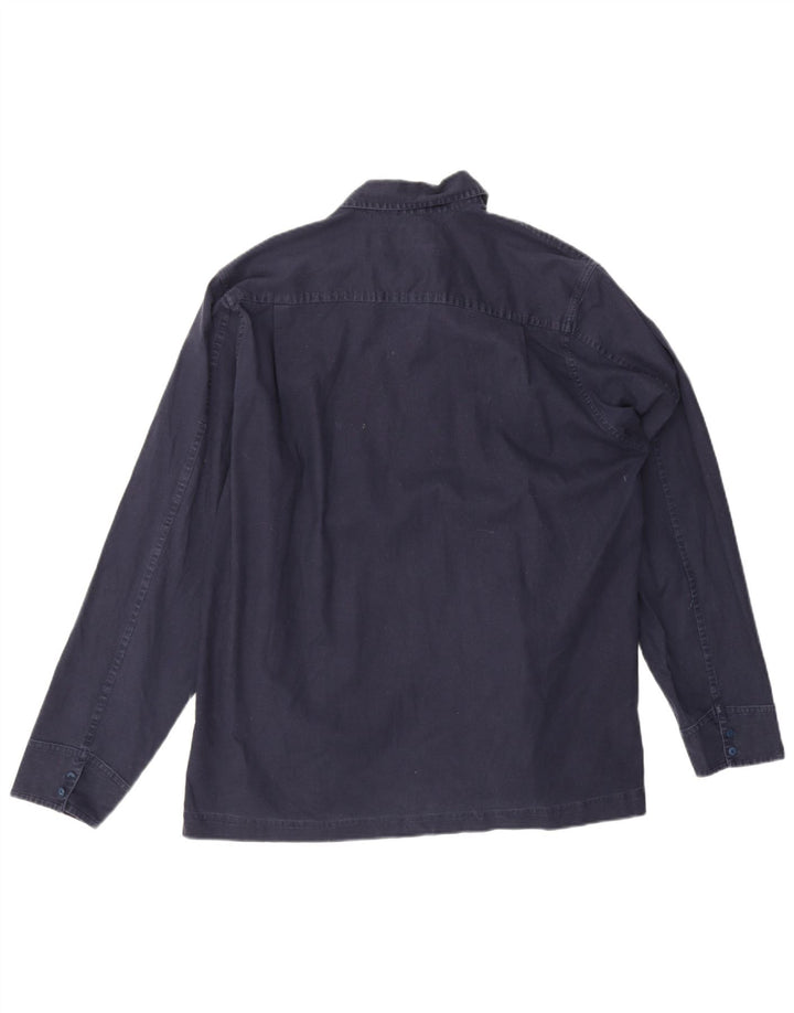 Timberland Chemise Homme Large Bleu Marine Lin
