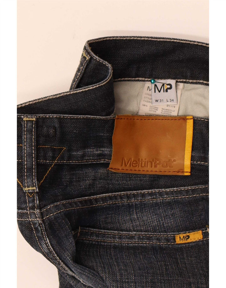 Meltin' Pot Jean Droit Femme W31 L34 Bleu Coton