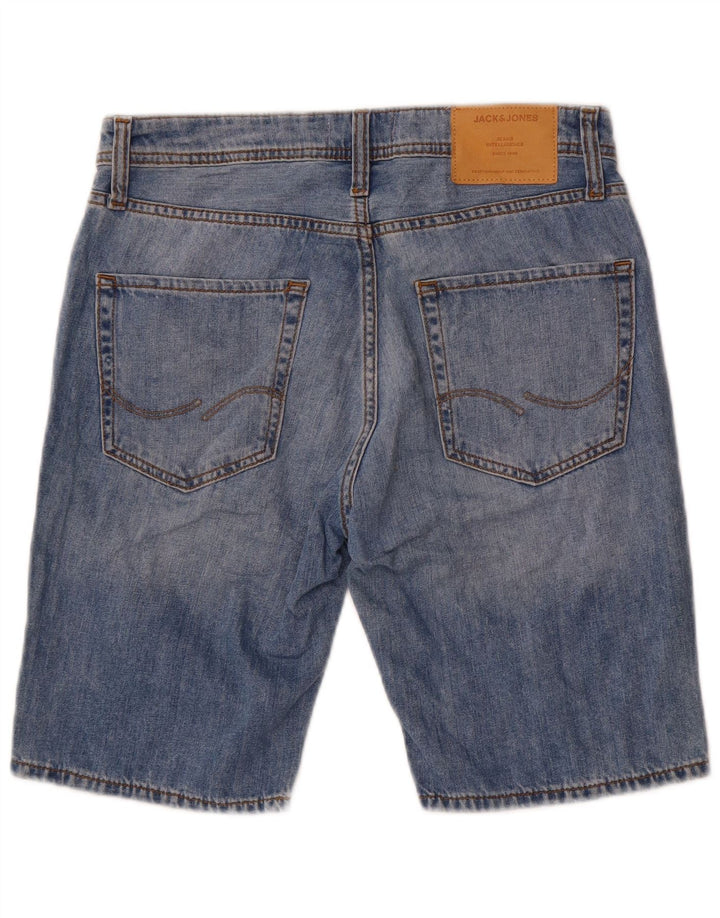 Jack & Jones Short en Jean Regular Homme Petit W29 Bleu Coton