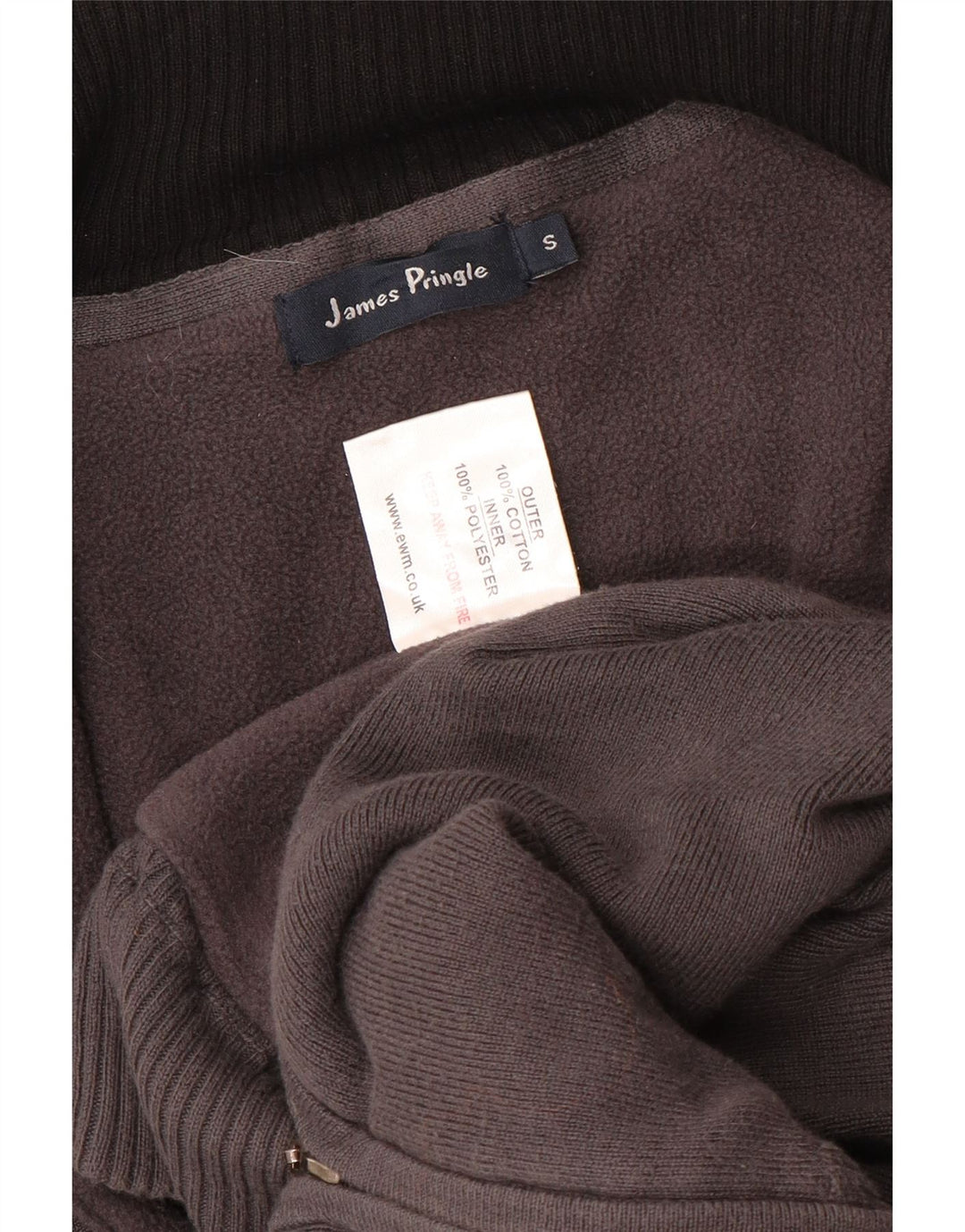 James Pringle Pull Cardigan Homme Petit Gris Coton