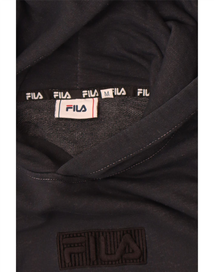 Fila Pull à capuche graphique pour femme UK 14 Noir moyen