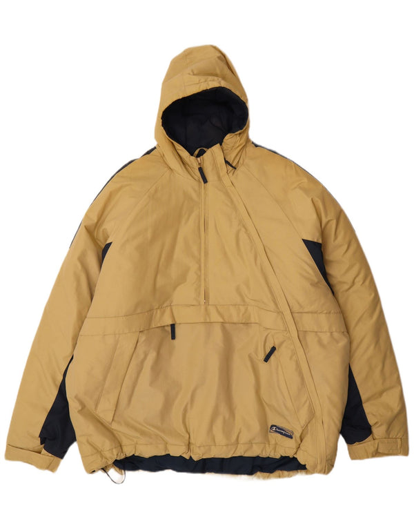 Champion Veste à capuche pour homme UK 42 XL Beige Colourblock