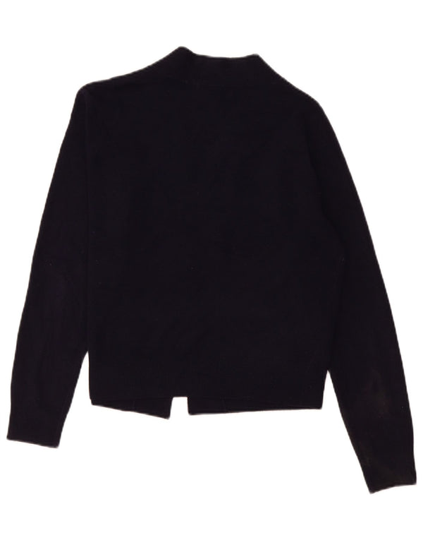 Marks & Spencer Pull cardigan ouvert court pour femme UK 14 Bleu marine moyen