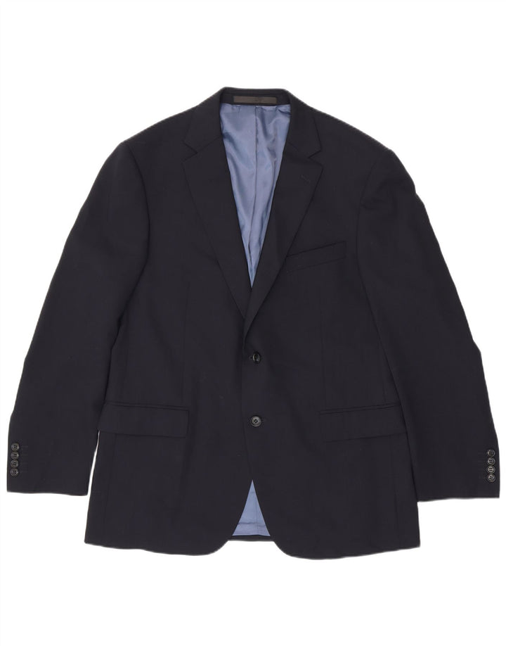 Marks & Spencer Veste blazer à 2 boutons pour homme UK 42 Grande laine bleu marine