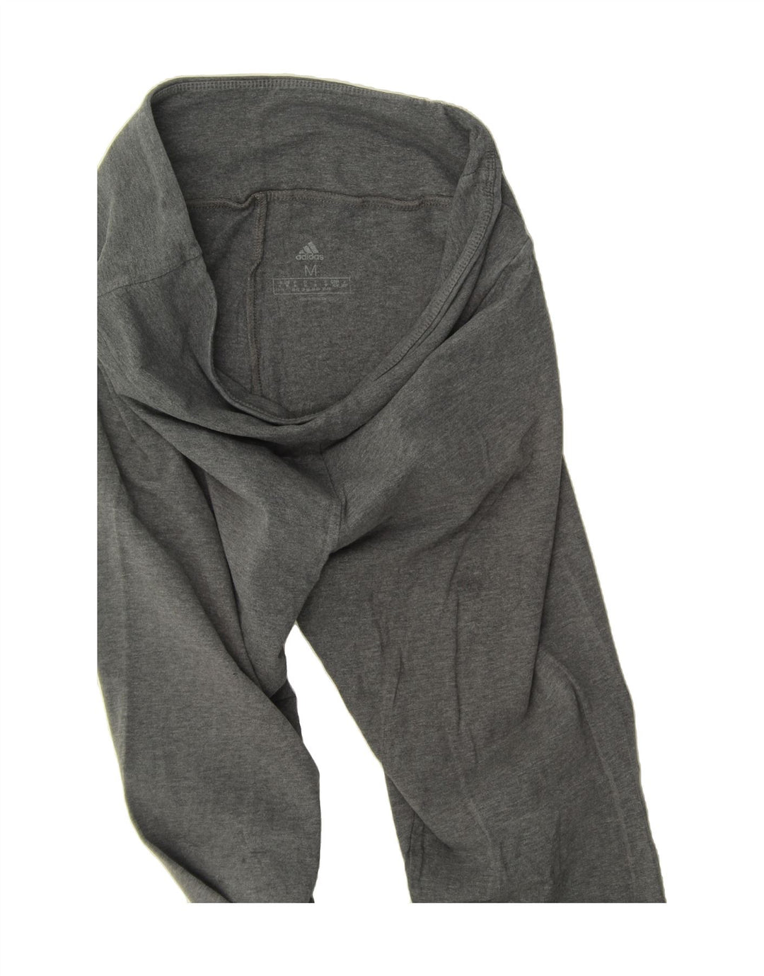 ADIDAS Womens Graphic Leggings UK 12/14 Medium Grey Cotton Vintage Adidas and Second-Hand Adidas from Messina Hembry 