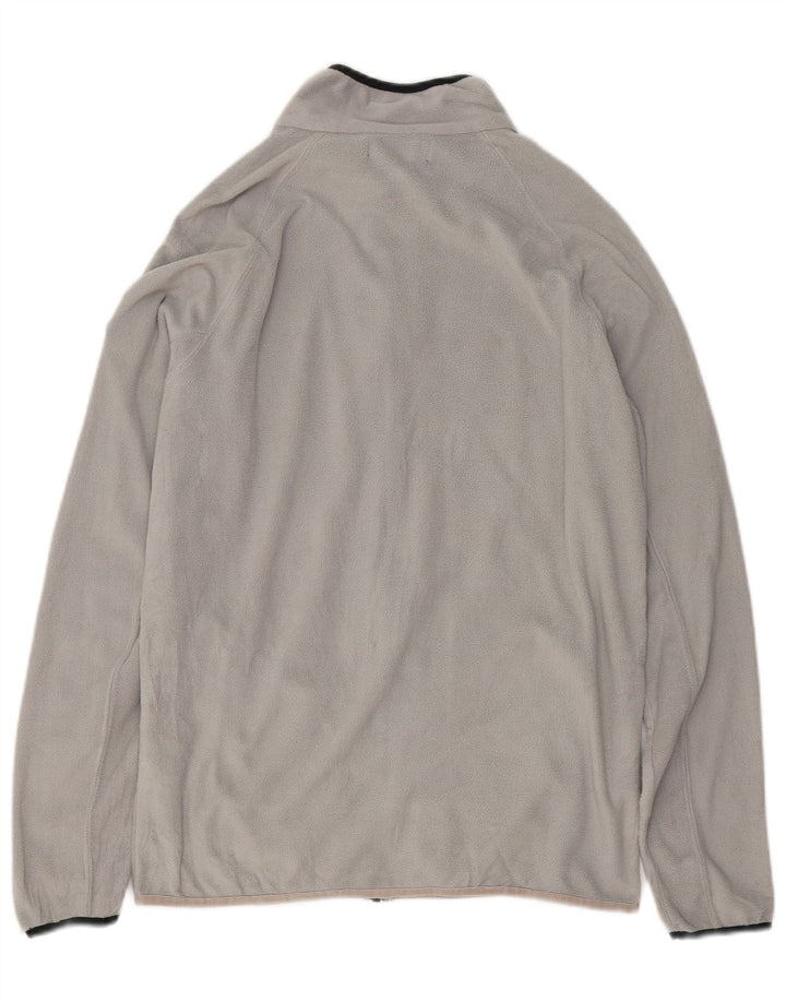 TRUSSARDI Veste Polaire Femme UK 18 XL Gris Polyester