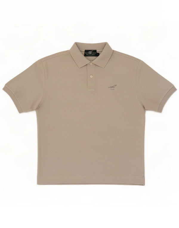 Polo Henry Cottons pour homme Large Beige